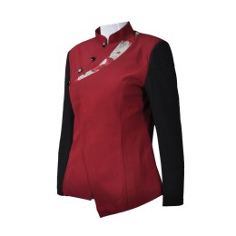 HL008 設計側面扣鈕酒店制服   來樣訂造修身女款酒店制服  餐飲 中式酒店 大量訂造酒店制服 酒店制服製衣廠 HL008 設計側面扣鈕酒店制服   來樣訂造修身女款酒店制服  餐飲 中式酒店 大量訂造酒店制服 酒店制服製衣廠
